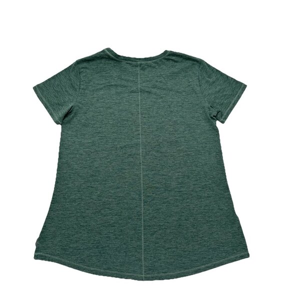 Eddie Bauer Running Shirt Green woman’s Medium Athletic Wear, Dri fit, wicking - Picture 2 of 7